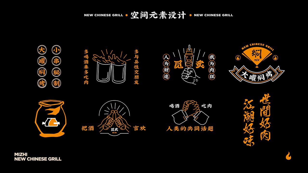 潮流烤串品牌设计|福州餐饮品牌设计案例(图2)