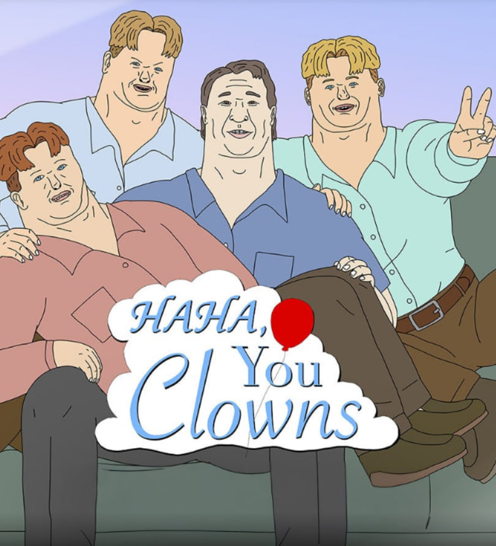 哈哈，你们这些小丑